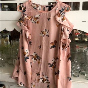 Women’s long sleeve Flower Open shoulders Blouse
